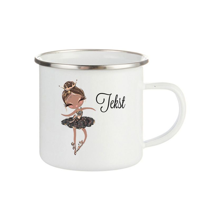 Emaljekopp Ballerina Mørk