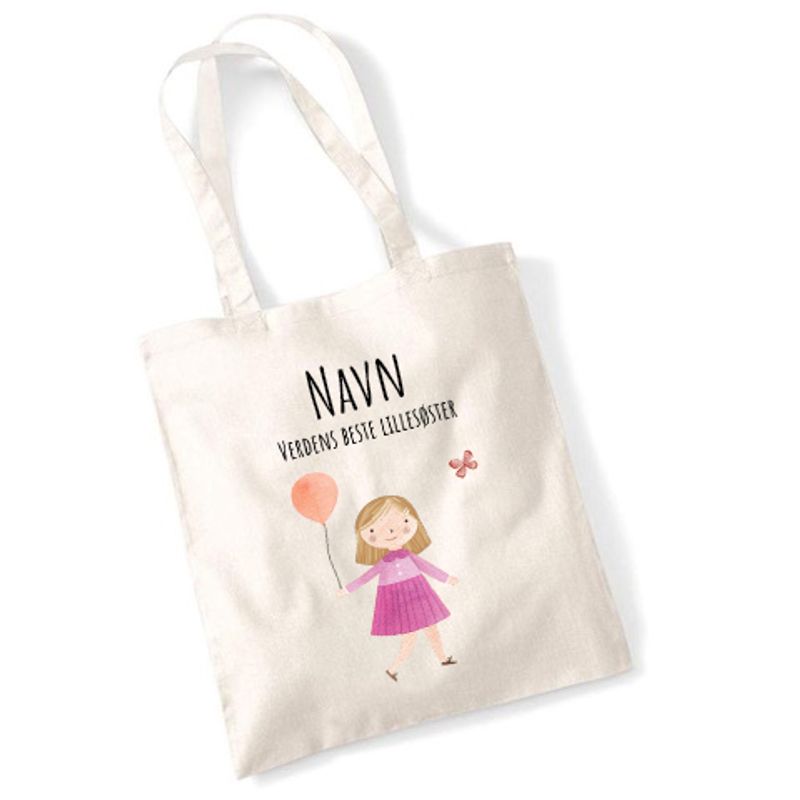 Totebag Verdens beste lillesøster