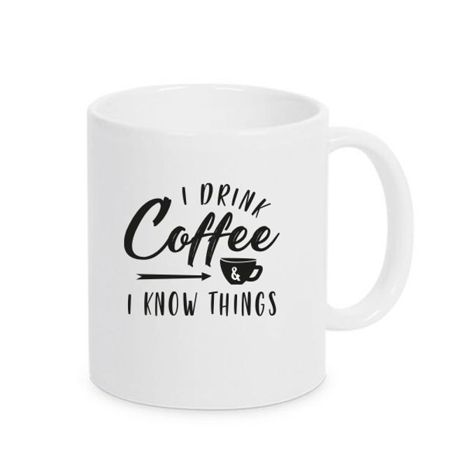 Hovedbilde Kopp - I drink coffee and ...