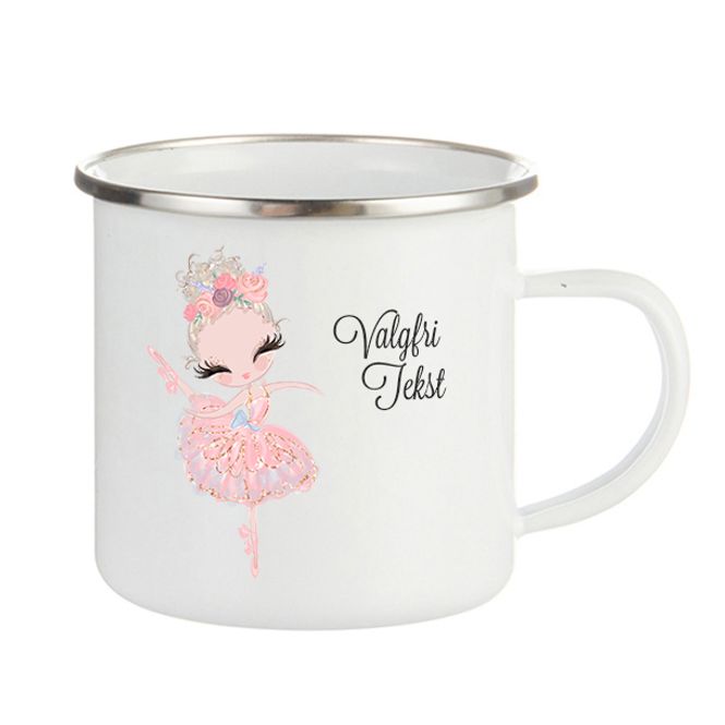 Hovedbilde Emaljekopp Ballerina Lys