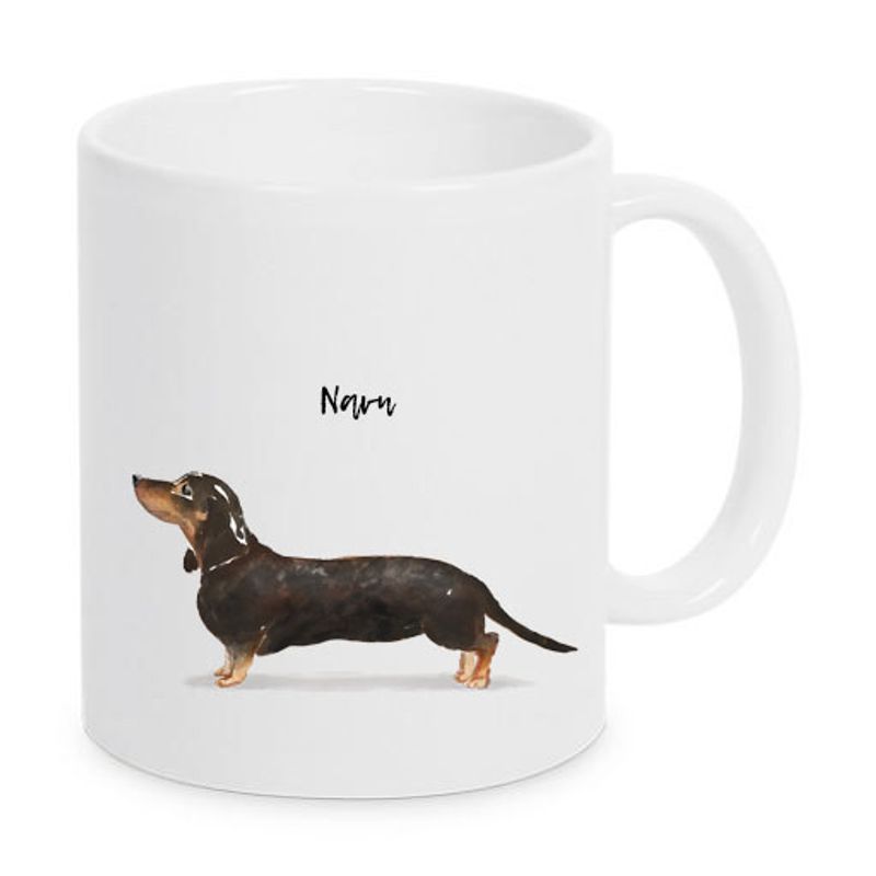 kopp Dachshund svart