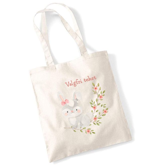 Hovedbilde Totebag Skogsdyr Kanin