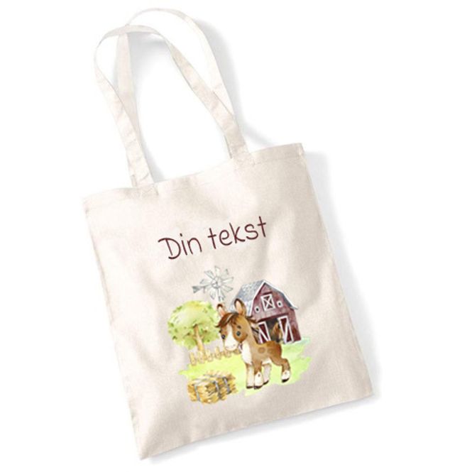 Hovedbilde Totebag hest