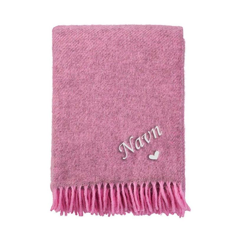 Klippan ullpledd - Gotland Pink