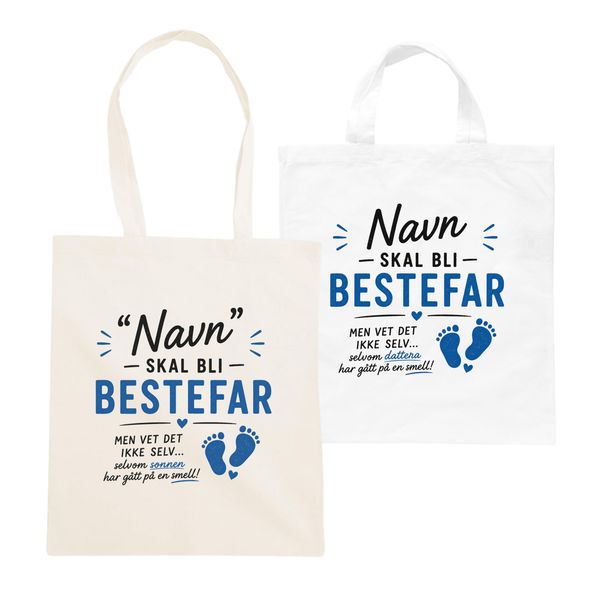 Hovedbilde Totebag - Bestefar - vet det ...