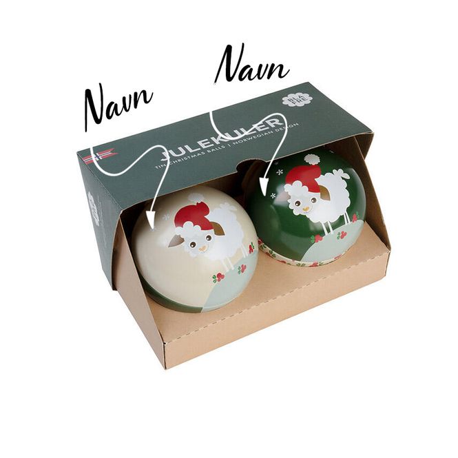 Hovedbilde BLAFRE Julekuler 2pk Lam