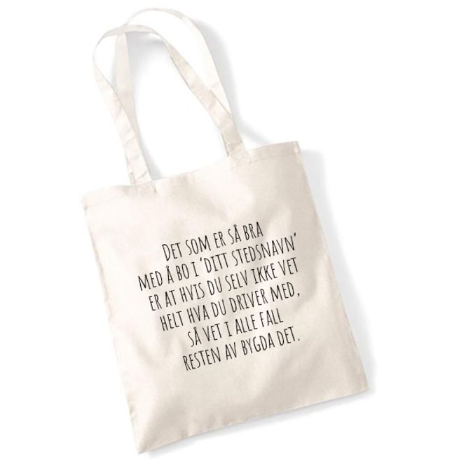 Hovedbilde Totebag - Bygda vet